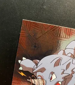 2000 Topps Pokemon TV Series 2 Rhydon Foil (Blue Logo) - Image 2