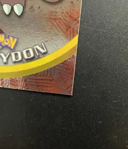 2000 Topps Pokemon TV Series 2 Rhydon Foil (Blue Logo) - Image 4