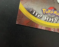 2000 Topps Pokemon TV Series 2 Rhydon Foil (Blue Logo) - Image 5