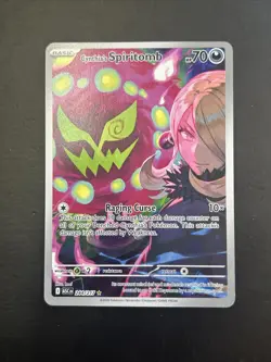 Pokemon Cynthia's Spiritomb 244/217 Me Ascended Heroes Holo Illustration Rare - Image 1