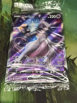Mewtwo V SWSH229 Holo Promo Sword & Shield Promo Pokemon Near Mint Sealed - Image 5