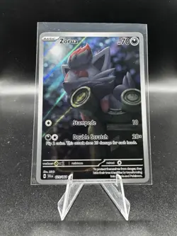 Pokemon Company Zorua 075/064 Shrouded Fable Illustration Rare Holo EN 70HP - Image 1