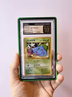 Pokemon Bulbasaur CGC Pristine 10 Jpn 1999 vending psa 10 low pop - Image 1