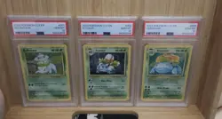 2023 POKEMON CLV EN BULBASAUR IVYSAUR VENUSAUR PSA 10 - Image 1
