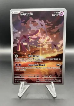The Pokemon Company Mesprit 204/191 SV08 Surging Sparks Holo IR 70 HP EN - Image 1