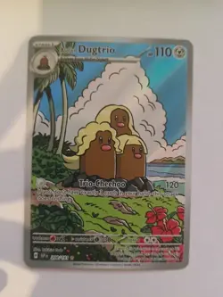 Alolan Dugtrio 208/191 Illustration Rare Surging Sparks Pokemon Holo Near Mint - Image 1