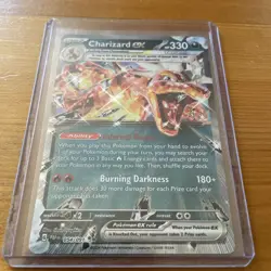 Pokemon TCG Charizard ex 54/91 Paldean Fates NM - Image 1