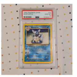 Wizards of the Coast Wartortle 42/102 Base Set 1999 PSA 10 Graded - Image 1
