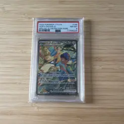 2025 POKEMON SV09 JOURNEY TOGETHER EN SIR #186 HOP'S ZACIAN EX PSA 8 HOLO - Image 1