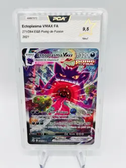 PCA 9,5 Carte Pokemon Ectoplasma VMAX 271/264 Poing de Fusion FR - Image 2