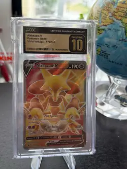 Pokemon Vivid Voltage Ultra Rare Alakazam V 172/185 CGC 10 PRISTINE Gem Mint - Image 1