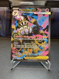 Pokemon Pitch Black PBL 099/084 Mega Chandelure ex UR - Image 1