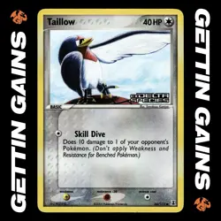Taillow - 86/113 - Reverse Holo - Delta Species - Pokemon Card - LP - Image 1