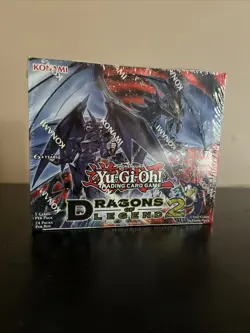 YUGIOH Dragons of Legend Series 2 1st Edition Booster Box Sealed - Image 1