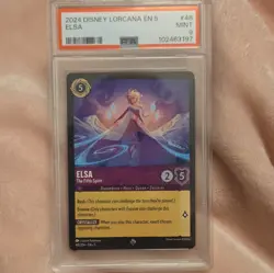 Disney Lorcana Elsa - The Fifth Spirit 48/204 English PSA 9 (2024) - Image 1