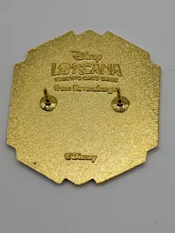 Disney Lorcana Whispers in the Well League Promo Ruby Ink Pin - Image 2