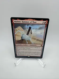 MTG Marvel Super Heroes Mjolnir, Hammer of Thor Mythic Red English Regular - Image 1