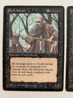 MTG - 2x Uncle Istvan - The Dark - Magic The Gathering - Image 2