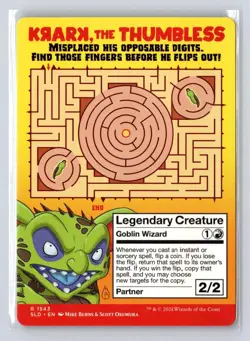 Krark, the Thumbless 1543 Regular Secret Lair Magic: The Gathering NM - Image 2
