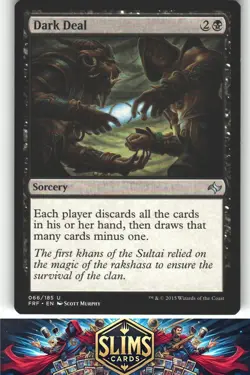 Dark Deal - Fate Reforged - Uncommon - Near Mint or Better - MTG - #66 - Image 1