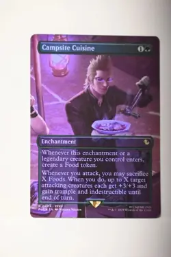 Campsite Cuisine (Borderless): Final Fantasy Foil - Image 1