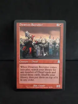 Dwarven Recruiter OLD BORDER NM - Odissey - Magic the Gathering MTG - Image 1