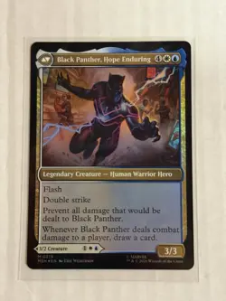 King T’Challa NM FOIL MTG! Marvel Super Heroes - Image 2