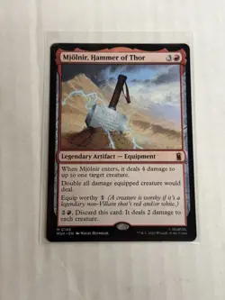 Mjolnir, Hammer Of Thor NM MTG! Marvel Super Heroes - Image 1