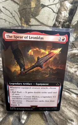 The Spear of Leonidas (Extended Art) Universes Beyond: Assassin's Creed Foil - Image 1