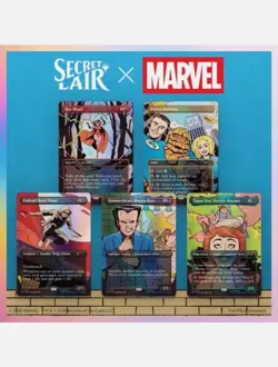 Magic The Gathering Secret Lair Marvel Spinner Rack Special Sealed Foil Edition - Image 1