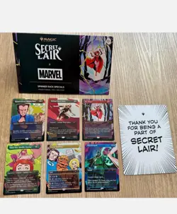 Magic The Gathering Secret Lair Marvel Spinner Rack Special Sealed Foil Edition - Image 2