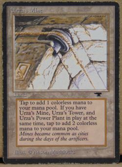 MTG Antiquities Urza's Mine Pulley Land - Image 1