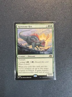 MTG Agonasaur Rex - Aetherdrift - DFT - Near Mint+ Condition - Image 1