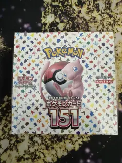 Pokemon TCG: 151 Booster Box Japanese Factory Sealed With Shrink - Image 1