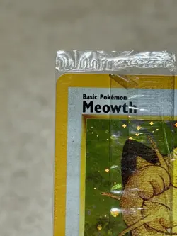 2000 Pokemon Meowth #10 Black Star Promo Game Boy Holo - FACTORY SEALED Rare - Image 5
