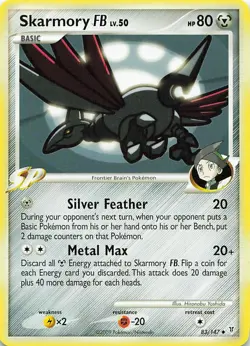 Skarmory FB 83/147 Uncommon Supreme Victors Pokemon Lightly Played - Image 1