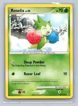 Pokemon Roselia Secret Wonders 62/132 Light Play LP+ or Better - Image 1