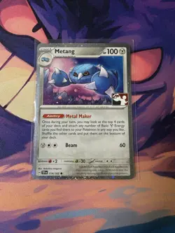 Metang (Cosmos Holo) [ - 114/162] Common Prize Pack Series Cards EN NM - Image 1