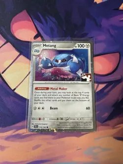 Metang (Cosmos Holo) [ - 114/162] Common Prize Pack Series Cards EN NM - Image 4