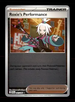 Roxie's Performance 081/086 Uncommon Chaos Rising Pokemon Reverse Holo Near Mint - Image 1