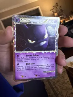 Crobat 84/95 NM Holo Rare Prime HGSS Unleashed 2010 Pokemon TCG - Image 5