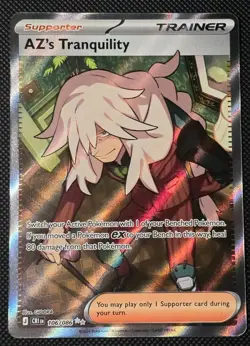 AZ's Tranquility 106/086 Chaos Rising Full Art Holo Trainer - Supporter - Image 1
