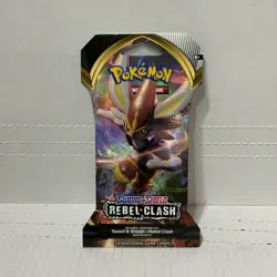 📀 Pokemon Trading Card Game : Sword & Shield Rebel Clash Booster Pack 820650806827 - Image 1