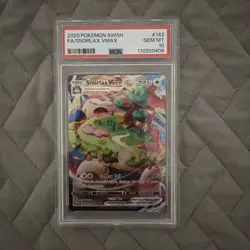 2020 POKEMON 142/202 PSA 10 SWORD & SHIELD #142 FULL ART/SNORLAX VMAX - Image 1