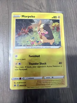 Holo Morpeko SWSH116 Promo Sword & Shield Promo Near Mint - Image 1
