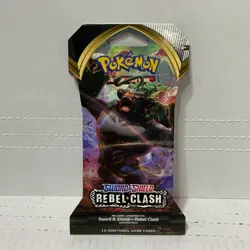📀 Pokemon TCG Sword & Shield Rebel Clash - Booster Pack (10 Additional Cards) 820650806827 - Image 1