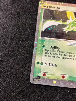 Scyther ex 102/109 Ruby & Sapphire Holo Ultra Rare 2003 🌀DOUBLE SWIRL🌀 - Image 2