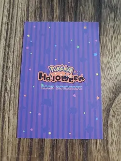 Gengar Misdreavus Poncho - Rainbow Holo Box Hit-Halloween Card Database- Pokemon - Image 2