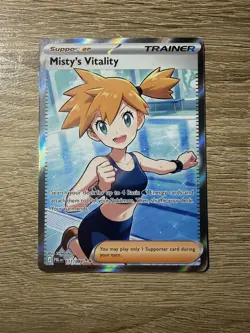 Misty's Vitality 171/180 SV UR Full Art Holo EN - Image 1