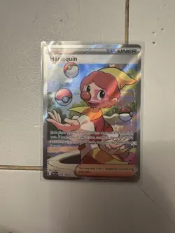 Harlequin White Flare Holo Pokemon Trainer Card 163/086 SV - Image 1
